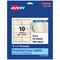 Avery Pearlized Ivory Rectangle Labels with Sure Feed Technology, 2" x 4"